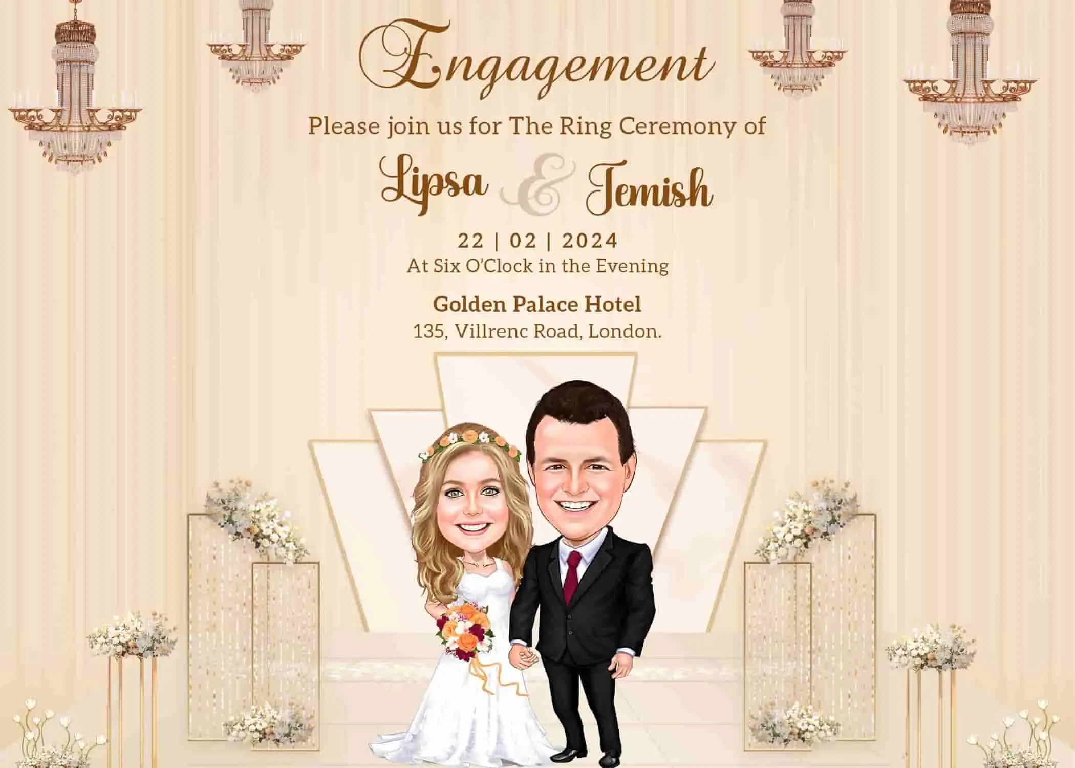 10+ Engagement Ceremony Invitations - Word, PSD, AI