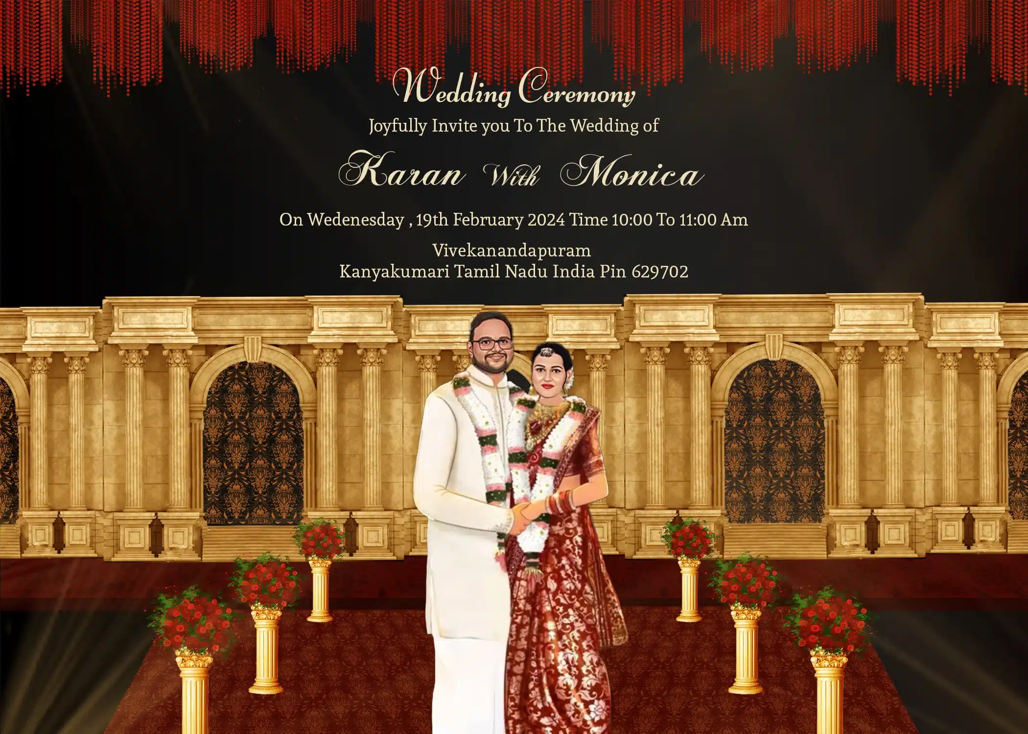 Tamil Wedding Invitation Templates